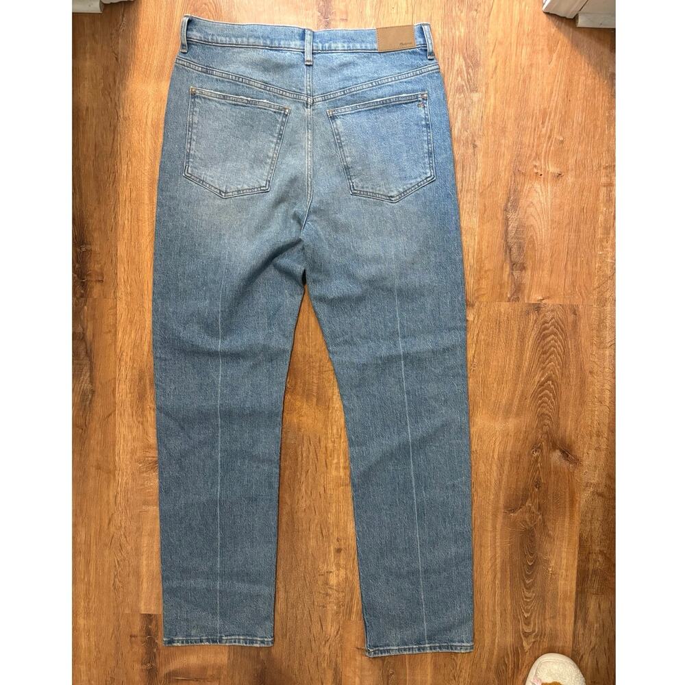 Madewell Blue Straight Leg Jeans - Picture 8 of 9